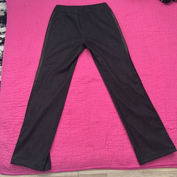 Dkny pants with genuine leather details, US6 - Picture 5 of 7